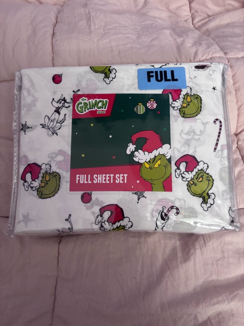 Dr. Seuss The Grinch Full Size Sheet Set